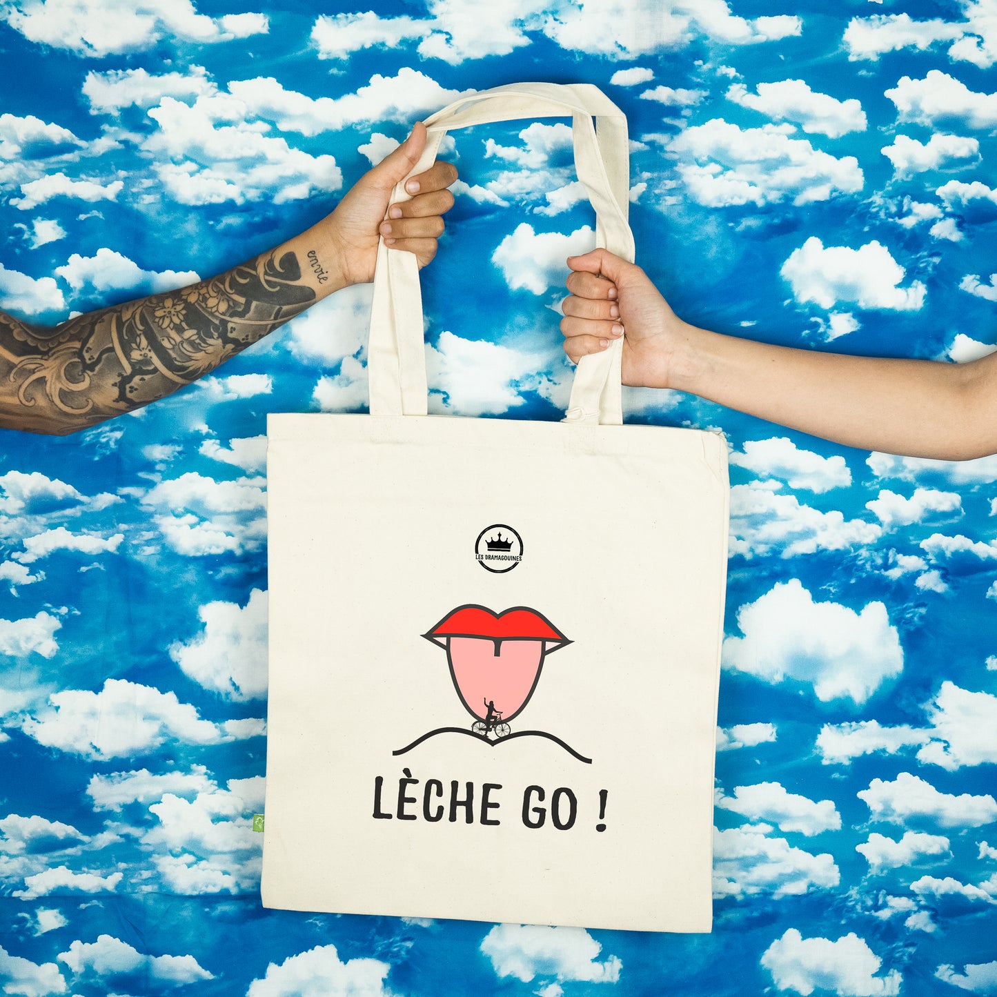 Tote bag "Lèche Go !" 100% BIO